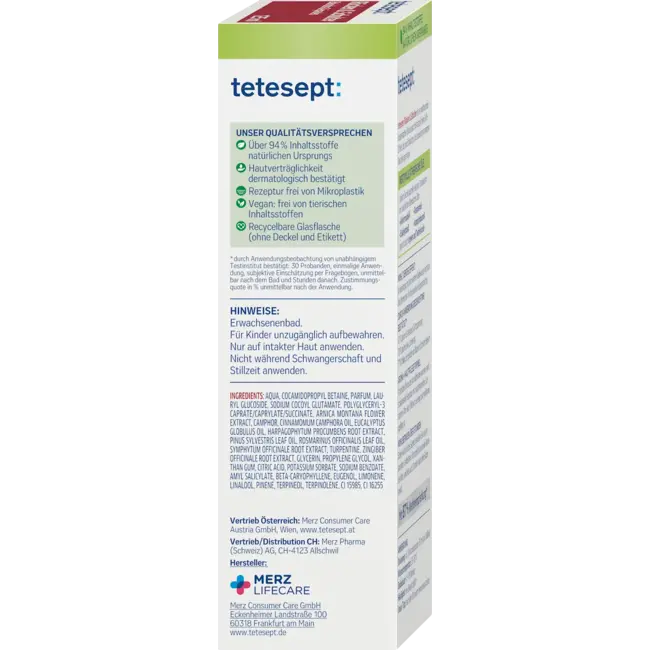 tetesept Gezondheidsbad Rug & Schouder 125.0 ml