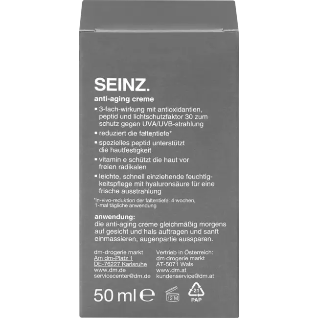 SEINZ. Anti-verouderingscrème 50.0 ml