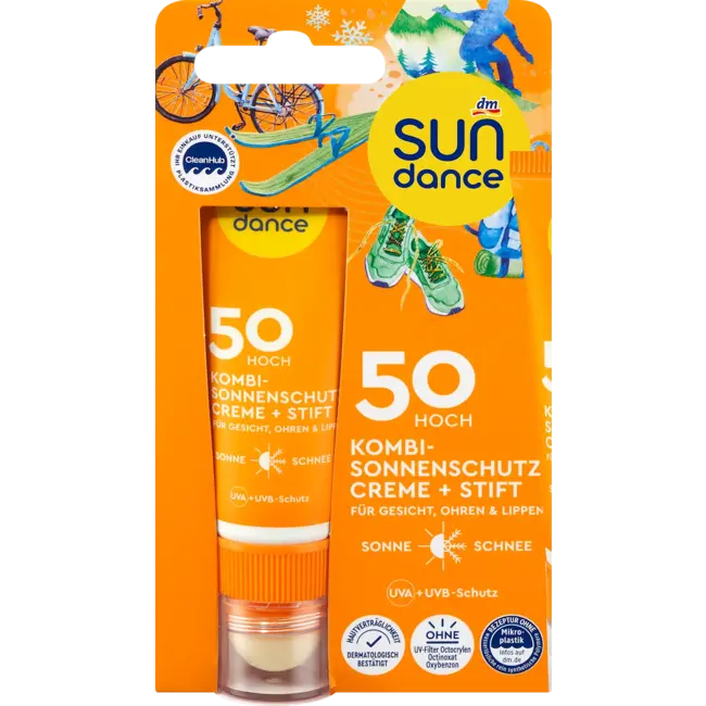 SUNDANCE Zonwering Combi Gezichtscrème + Pen SPF 50 1.0 St
