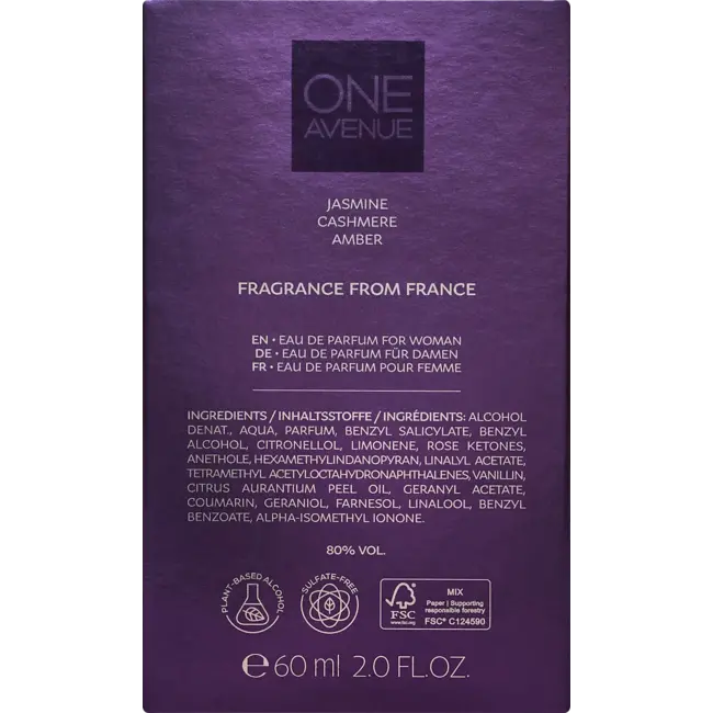 One Avenue Violet Eau De Parfum 60ml