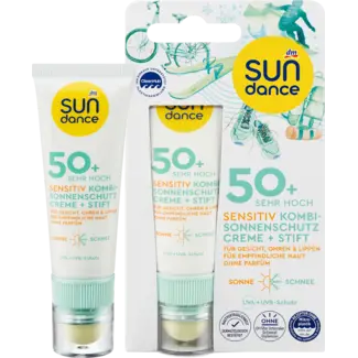 SUNDANCE SUNDANCE Zonnebescherming Combi Gezichtscrème + Pen Sensitive SPF50+ (25ml + 3g)