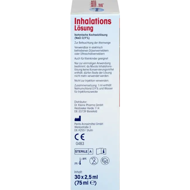Mivolis Inhalatie-oplossing 30 St 75.0 ml
