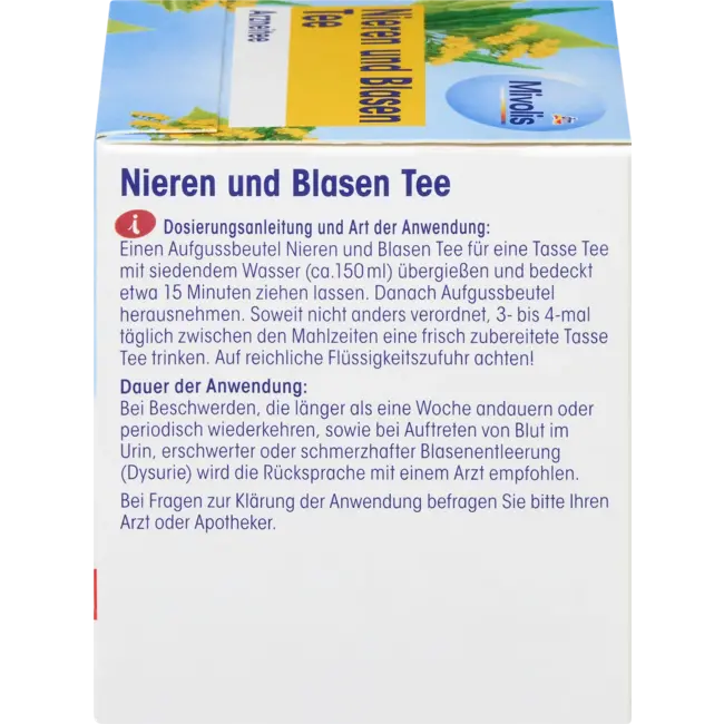 Mivolis Medicijnthee, Nieren & Blaasthee (12 Zakjes) 18.0 g