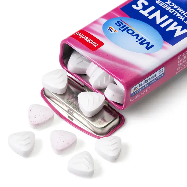 Mivolis Pastilles, Mints Bosbes, Suikervrij 35.0 g