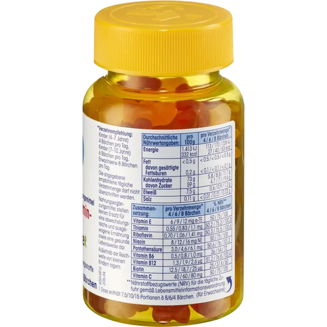 Mivolis Multivitamineberen Voor Kinderen Fruitgummies, 60 St. 120.0 g