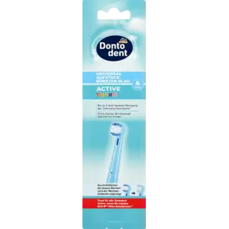 Dontodent Dontodent Universele Opzetborstels Active Young Blauw