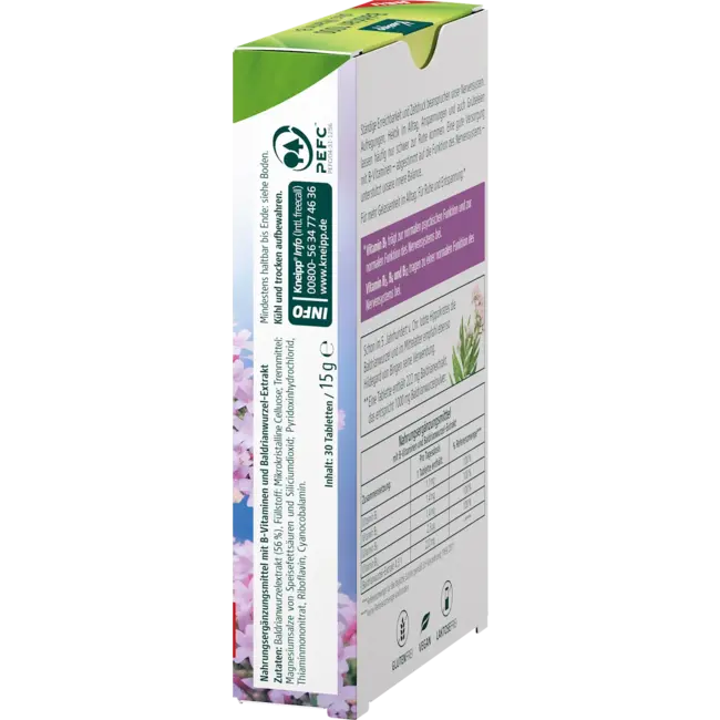 Kneipp Valeriaan 1000 Tabletten 30 Stuks 15.0 g