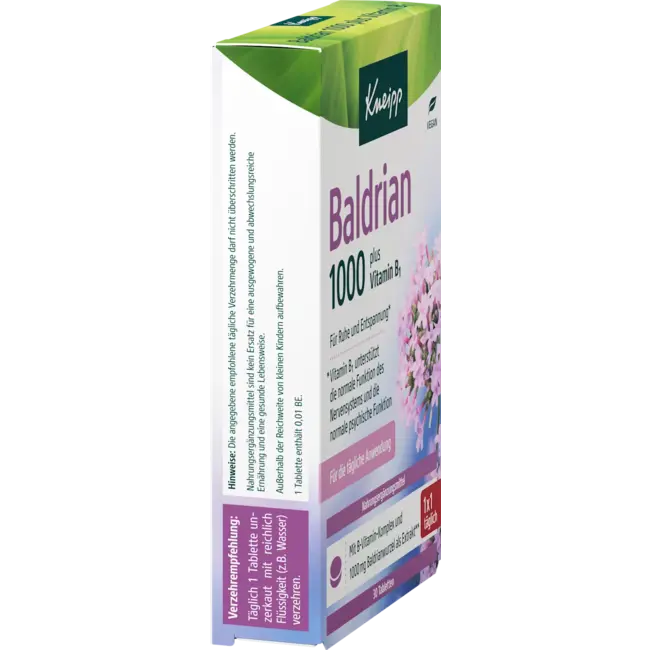 Kneipp Valeriaan 1000 Tabletten 30 Stuks 15.0 g