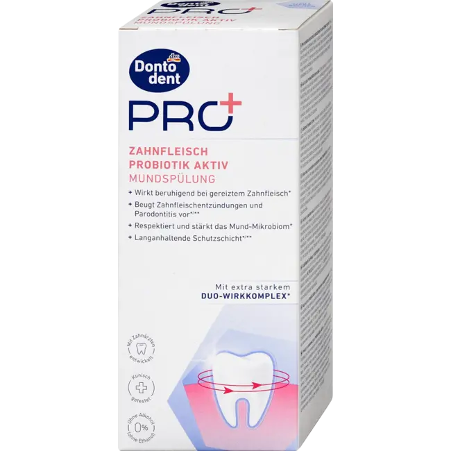 Dontodent PRO+ Mondspoeling PRO+ Tandvlees Probiotica Actief 400.0 ml