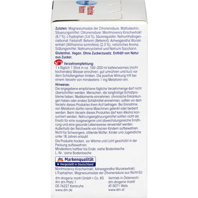 Mivolis Plantaardige Melatonine Drinkgranulaat 20 St 44.0 g