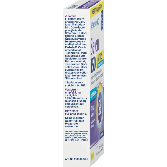 tetesept Selenium 150 Intense Mini Tablet 45 St 12.8 g