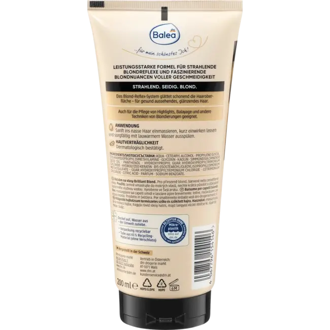 Balea PROFESSIONAL Conditioner Brilliant Blond 200.0 ml