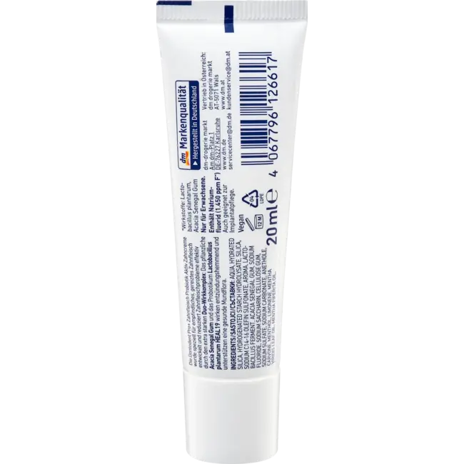 Dontodent PRO+ Tandpasta PRO+ Tandvlees Probiotica Actief, Reisformaat 20.0 ml