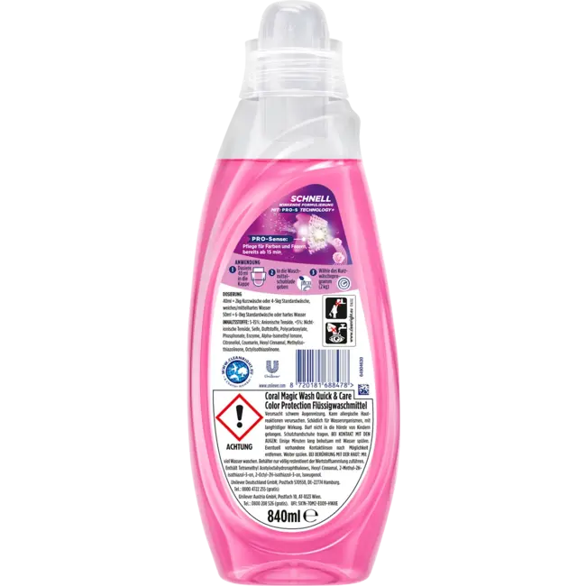 Coral Kleurwasmiddel Vloeibaar Magic Wash Color Protection 21.0 Wl
