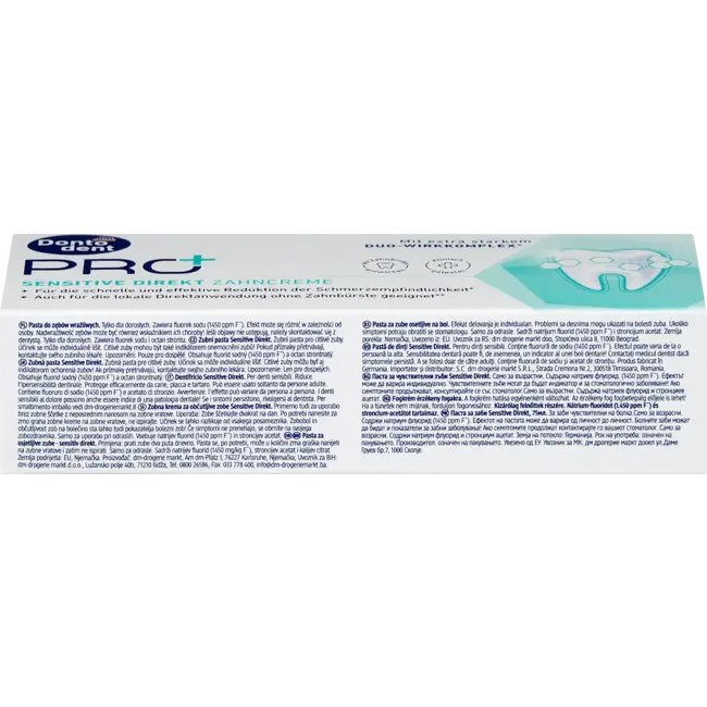 Dontodent PRO+ Tandpasta Sensitive Direct 75.0 ml