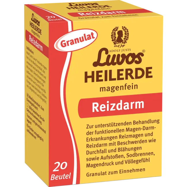 Luvos Heilerde Genezende Aarde Magenfein Prikkelbare Darm Granulaat Zakjes 20.0 St