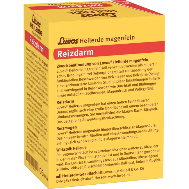 Luvos Heilerde Genezende Aarde Magenfein Prikkelbare Darm Granulaat Zakjes 20.0 St