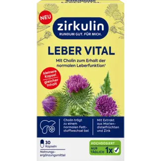 Zirkulin Zirkulin Lever Vital Capsules 30 St.