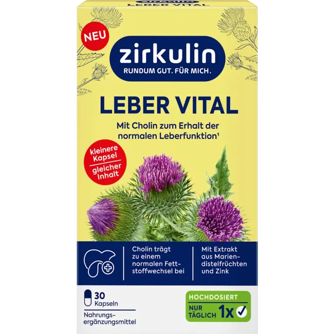 Zirkulin Lever Vital Capsules 30 St. 26.0 g