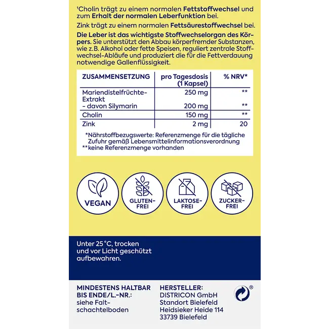 Zirkulin Lever Vital Capsules 30 St. 26.0 g