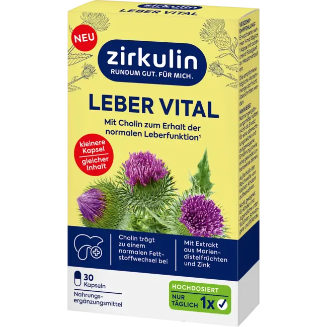 Zirkulin Lever Vital Capsules 30 St. 26.0 g