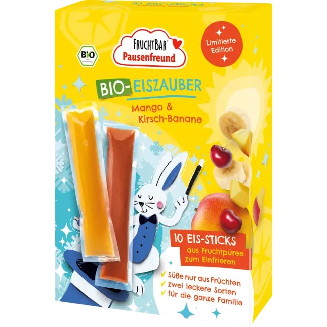 FRUCHTBAR Pausenfreund Kindersnack Fruitpuree Ijs Vanaf 3 Jaar (10x30 G) 300.0 g