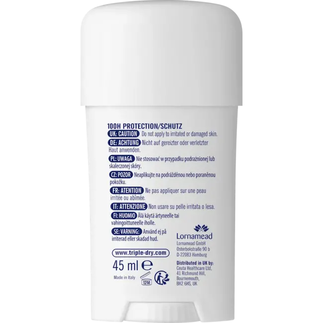Triple Dry Antitranspirant Deostick Classic 45.0 ml