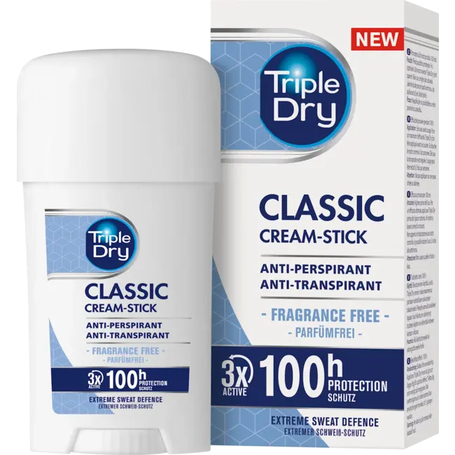 Triple Dry Antitranspirant Deostick Classic 45.0 ml
