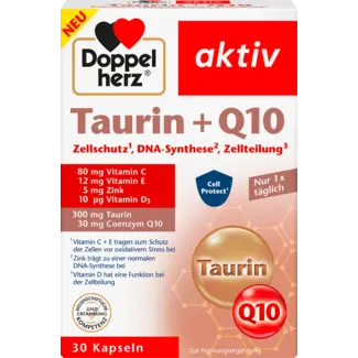 Doppelherz Doppelherz Taurine + Q10 Capsules 30 Stuks