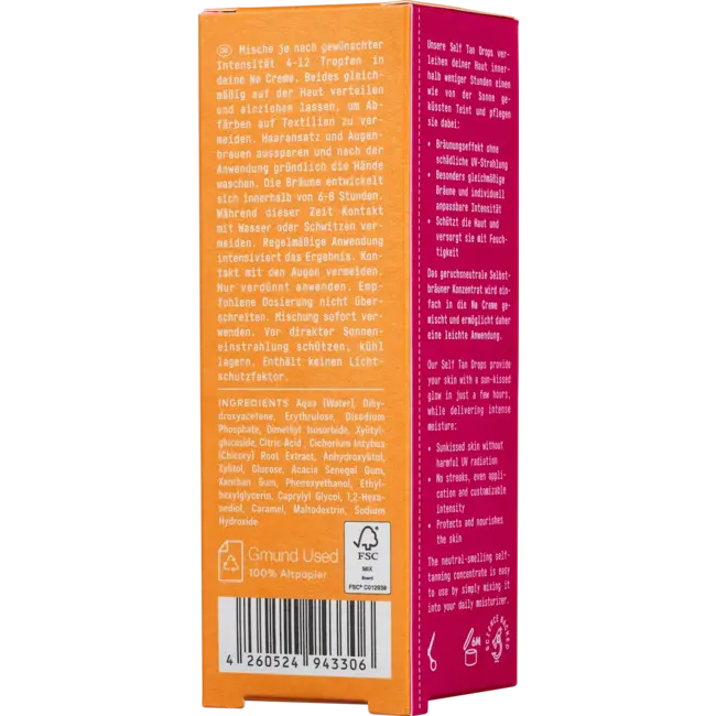 Nø Cosmetics Zelfbruinend Concentraat, Self Tan Drops 50.0 ml