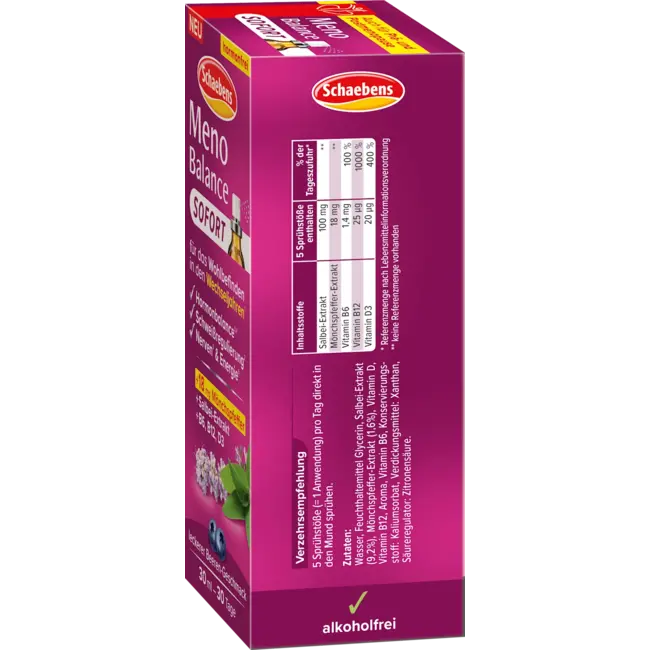 Schaebens Meno Balance Spray 30.0 ml