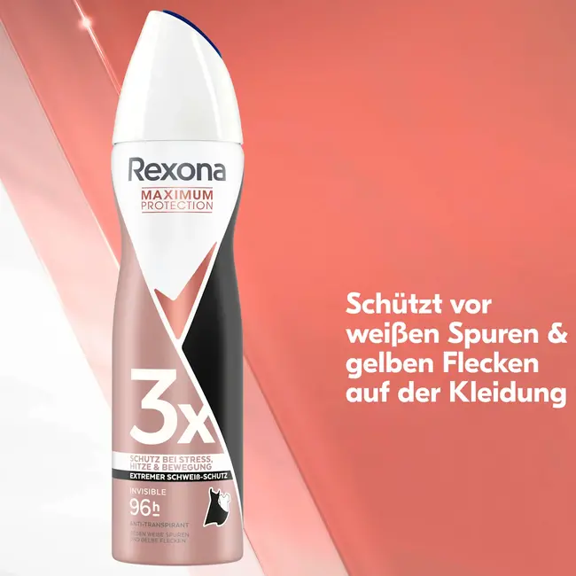 Rexona Antitranspirant Deospray Maximale Bescherming Onzichtbaar 150.0 ml