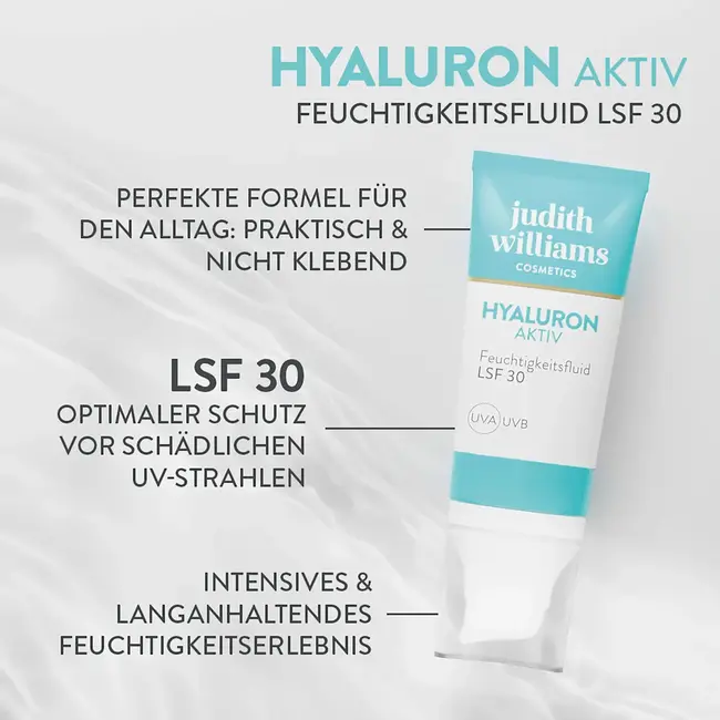 Judith Williams Vochtinbrengende Vloeistof Hyaluron Actief SPF30 50.0 ml