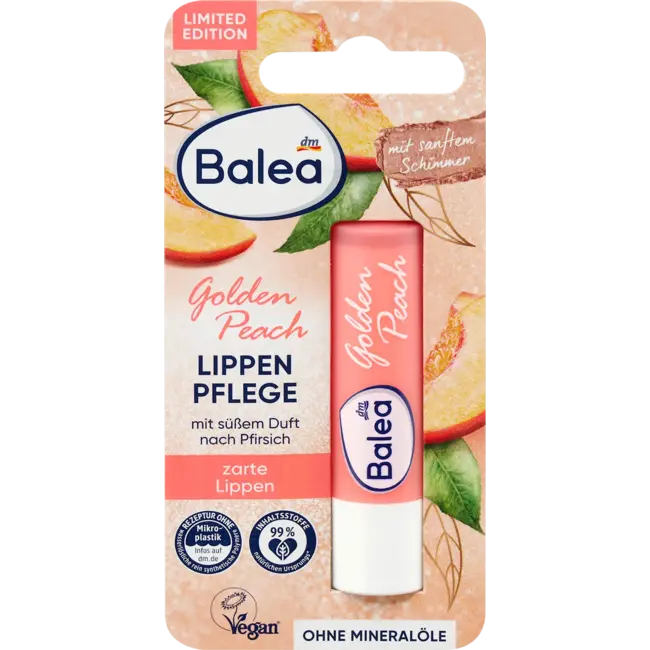 Balea Lipverzorging Golden Peach 4.8 g