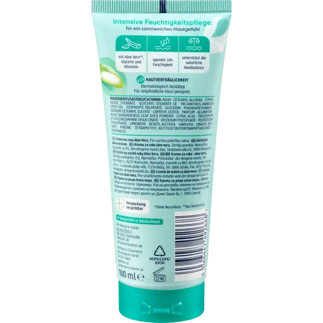 Balea Handcrème Aloë Vera 100.0 ml