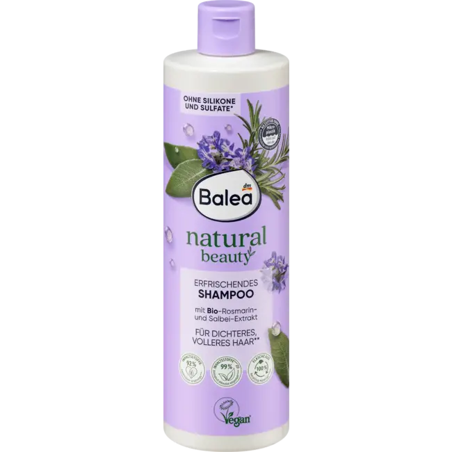 Balea Shampoo Natural Beauty Verfrissende Kruiden 400.0 ml