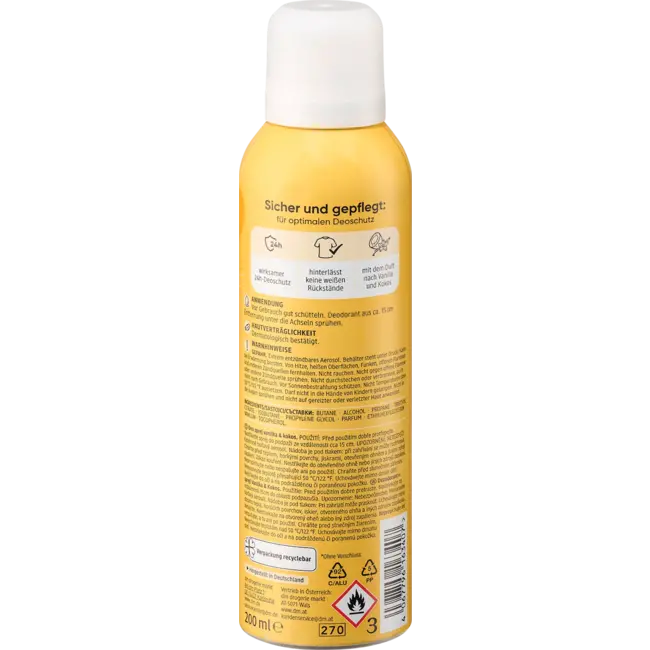 Balea Deospray Vanille & Kokos 200.0 ml