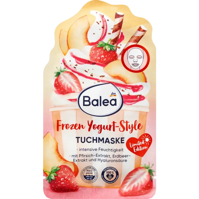 Balea Sheetmask Frozen Yoghurtstijl 1.0 St