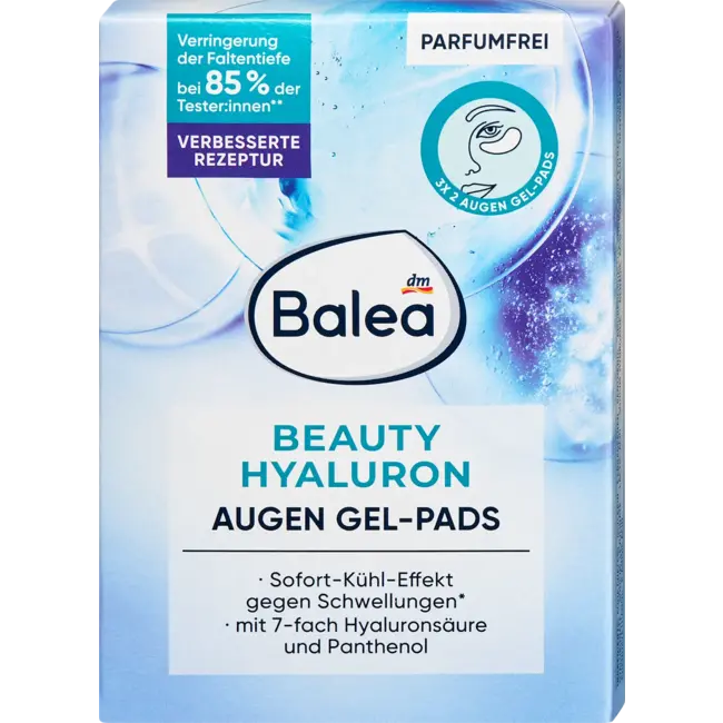 Balea Oogpads Beauty Hyaluron (3 Paar) 6.0 St