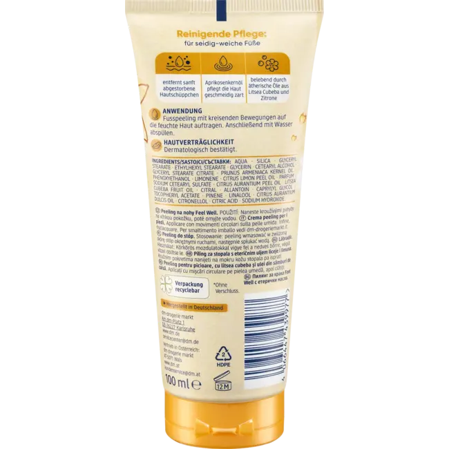 Balea Feel Well Voetpeeling Litsea Cubeba 100.0 ml