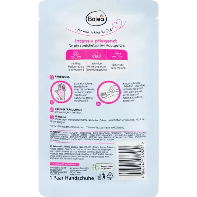 Balea Handschoenmasker Ureum (1 Paar) 2.0 St