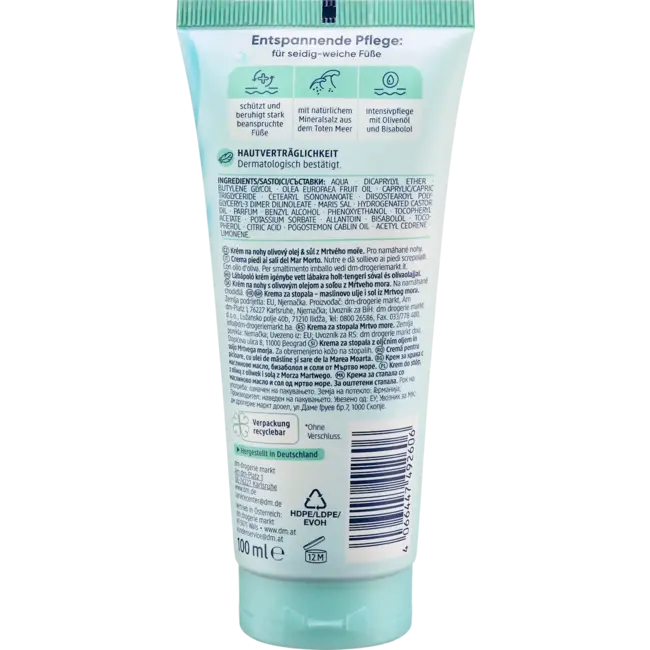 Balea Voetcrème Dode Zee 100.0 ml