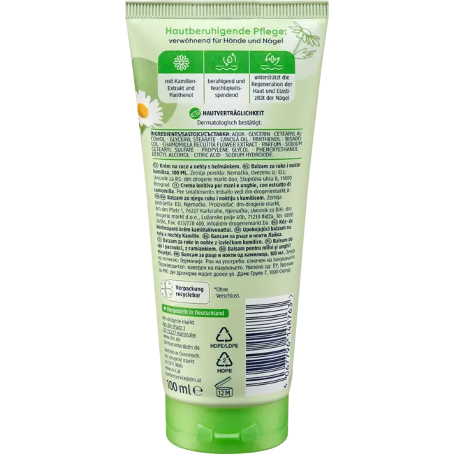 Balea Hand- En Nagelbalsem Kamille 100.0 ml