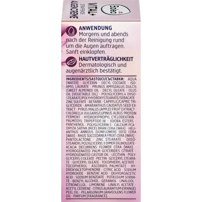 Balea Oogcrème Vital+ Verstevigend 15.0 ml