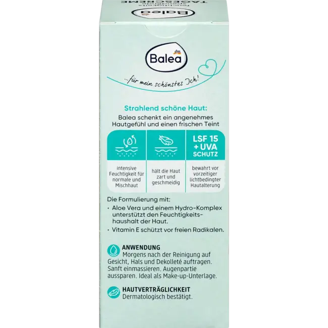Balea Hydraterende Dagrème SPF 15 50.0 ml