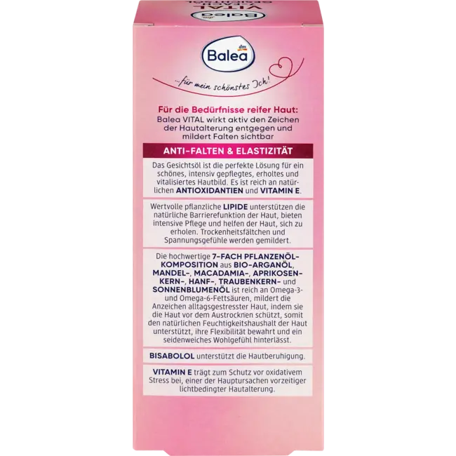 Balea Gezichtsolie Vital 7-voudig 30.0 ml