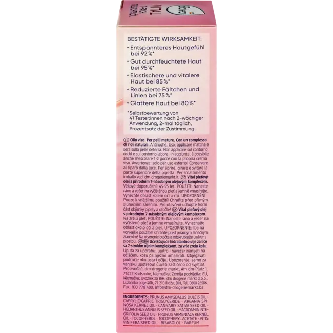 Balea Gezichtsolie Vital 7-voudig 30.0 ml