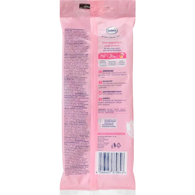 Balea Wegwerpscheermesjes 2-mesjes 10st