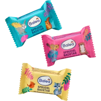 Balea Balea Bruisbad Blokje Blauw, Roze of Geel