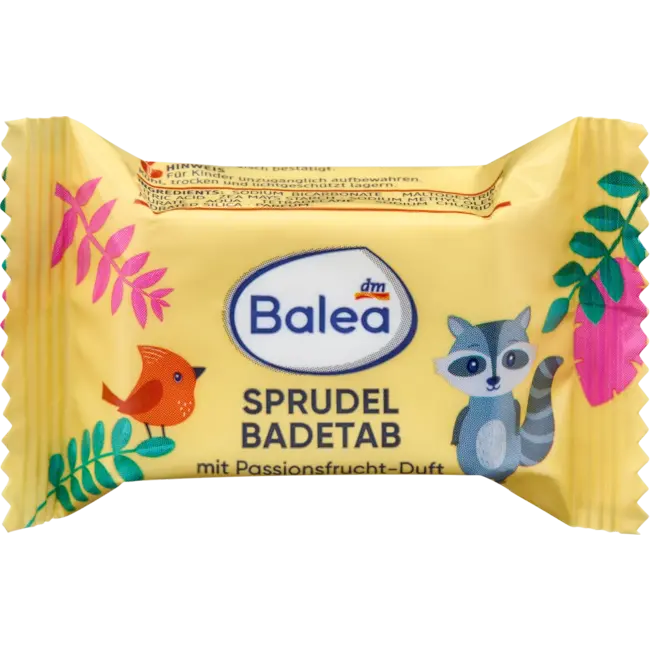 Balea Bruisbad Blokje Blauw, Roze of Geel 18.0 g